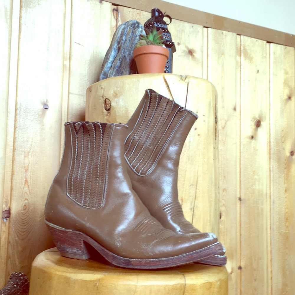 Brown 7 Lenguas Cowgirl Boots